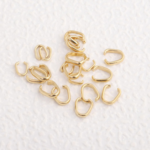 Cierre Cuadrado de Acero Inoxidable Chapado en Oro de 18k para Fabricación de Pulseras, Accesorio de Joyería DIY H1712 - Product Image 4