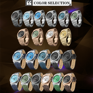 Montre chronographe de luxe pour homme, automatique, avec aiguilles des secondes à balayage, design mécanique, fonction d'énergie, cadran en verre bon marché, bracelet en silicone - Product Image 5