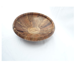 100% Pure Natural Polished Acacia <b>Wooden</b> Eco-Friendly Disposable <b>Fruit</b> Salad Serving <b>Bowl</b> for Party Home Hotel Restaurant Use - Product Image 4