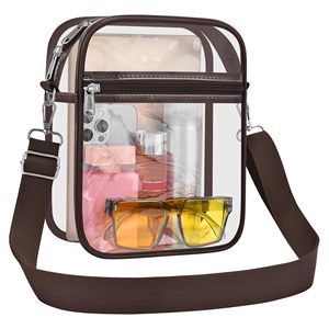 Wasserdichte Transparente Mini-Umhängetasche Damen Herren Messenger-Tasche Crossbody Schultertaschen - Product Image 1