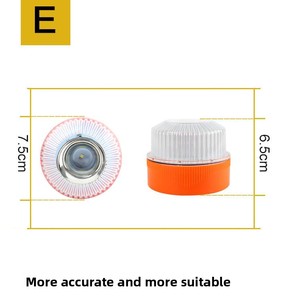 Feu <span class=keywords><strong>de</strong></span> signalisation d'urgence V16 Modèle B OLIVER – Lumière stroboscopique <span class=keywords><strong>LED</strong></span> blanche et jaune pour voiture, clignotante, <span class=keywords><strong>avec</strong></span> batterie intégrée puissante - Product Image 4