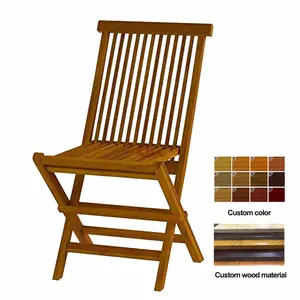cheap price outdoor wooden folding chair/wood folding chairs manufacturers/indoor garden chair outdoor furniture