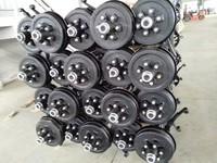 Essieu de remorque utilitaire, petit essieu de remorque de 5200 lb, kits d'essieux de remorque