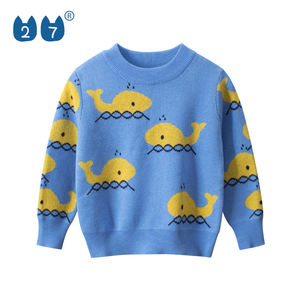 Nuevo diseño Otoño e Invierno Anti-Pilling de tejer algodón de dibujos animados lindo bebé niño suéter niños suéter - Product Image 2