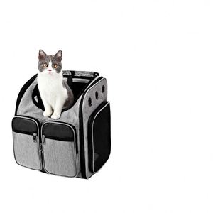 Mochila Porta Mascotas Nueva de Fábrica BSCI con Bolsa Organizadora, Mochila Impermeable Oxford para Perros - Product Image 1