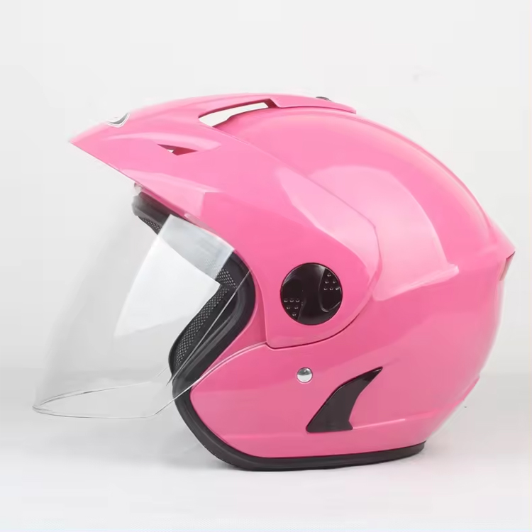 Custom Motorcycle Helmet Factory PP Durable Pink Motorbike Motorcycle Helmet