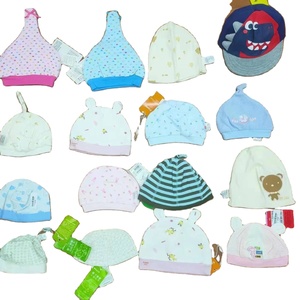 Vente en gros usine : Bonnets, écharpes et bonnets pour nouveau-nés en coton biologique et bambou, couleur unie, personnalisables et économiques - Product Image 1