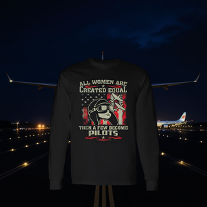 T-shirt à manches longues pour pilotes d'aviation, vision nocturne sur la piste, vols en cabine de pilotage, chemise promotionnelle - Product Image 3