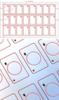 Grosir UHF A4 RFID Inlay kering/basah Inlay Label NFC stiker Printer RFID Inlay
