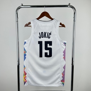 Vente en gros de vêtements pour hommes Denver Nugget # 15 Nikola Jokic # 27 Jamal Murray # Maillot de basket-ball 32 <span class=keywords><strong>Aaron</strong></span> Gordon - Product Image 6