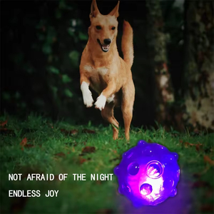 LED Işıklı İnteraktif Köpek Oyuncak Topu Otomatik Dönen USB Şarjlı Evcil Hayvan Oyun Topu İç Mekan Gece Eğlencesi İçin - Product Image 2