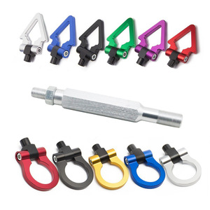 Crochets de remorquage en alliage d'aluminium avec anneau pour Subaru RB019, accessoires de remorquage pour pare-chocs avant et arrière, utilisation pour remorque de voiture de course - Product Image 1