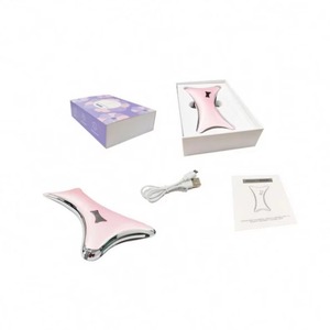 Nouveau produit : Outil de massage électrique Gua Sha en forme de cœur, rouleau de massage chauffant Guasha, soin du visage, masseur facial - Product Image 6