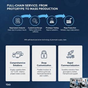 TDO 0.23インチ マイクロOLEDディスプレイ 3000nit 640x400 高輝度AMOLEDスクリーン HMIドライバーボード搭載 ARグラス＆医療用 - Product Image 6