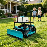 Mesin Pemotong Rumput Mini RC Murah dengan Pengontrol Jarak Jauh dan Penyemprot
