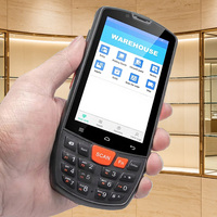 Terminal portable durci Android 12/15 de 4 pouces avec scanner 1D 2D QR pour la logistique de restaurant et la collecte de données - Stock disponible