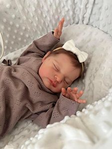 Barato caliente 19 pulgadas recién nacido tamaño ya terminado Bebe silicona Real Reborn Baby Doll para niñas niño niños Juguetes - Product Image 3