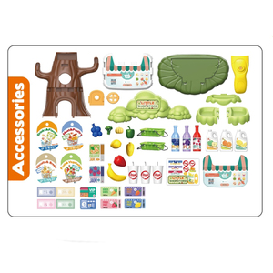Set Gioco di Ruolo per Bambini 2-6 Anni, 47 Pezzi, Negozio di Alimentari e Supermercato in Plastica con Accessori - Product Image 3
