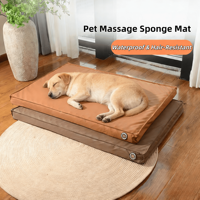 Tapis pour animaux de compagnie imperméable et antidérapant universel et lit pour chien et chat en mousse à mémoire de forme à motif solide de style moderne pour tous les animaux de compagnie