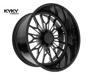 Rines de Camioneta Pulidos 24x14 26x14 Super Single con Tapas Centrales Flotantes 8x170 8x180 8x6.5 para Chevrolet Silverado 1500 2500 - Product Image 2