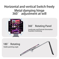 Expédition rapide Convient pour iPad Air 13 pouces M4/M3/M2 Support magnétique pour tablette Multifonctionnel Support rotatif à 360 degrés pour tablette