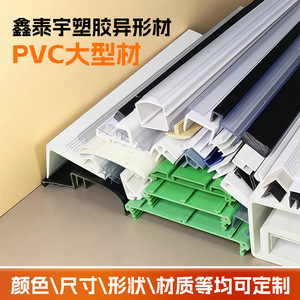 Xintaiyu Custom <b>Pvc</b> Extrusion Profiles Special Shaped Industrial Plastic For <b>Door</b> <b>Sealing</b> Wire Troughs - Product Image 5