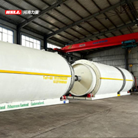 Réacteur de pyrolyse par craquage à haut rendement pour la conversion de pneus usagés, plastiques, déchets solides municipaux (MSW), boues pétrolières en huile combustible, capacité 10-50 kg