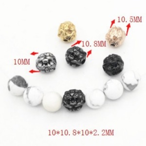 yunnique Stainless Steel Lion Head Beads 10mm 10.8mm 10.5mm For Bracelet Making DIY Jewelry Accessories <b>Spacer</b> Beads - Product Image 1