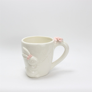 <strong>Easter</strong> Ceramic Tea <strong>Cup</strong> <strong>Easter</strong> <strong>Cup</strong> for Celebration <strong>Easter</strong> Joy Coffee Mug with Floral Decoration - Product Image 4
