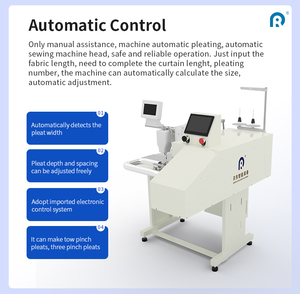 Máquina de Coser Industrial Multifuncional para Puntada Invisible, Equipo para Dobladillos y Pliegues en Cortinas - Product Image 4