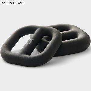 Impugnatura per Manubri Rivestita in Plastica per Uomini e Donne, per Allenamento Fitness e Sollevamento Pesi - Product Image 4