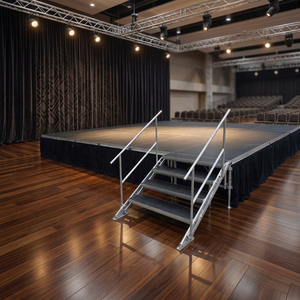 Plataforma de Escenario Desmontable de Aluminio, Resistente, para Eventos - Product Image 1