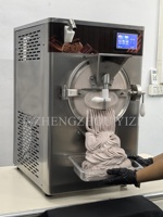 Mesin es krim otomatis komersial dan mesin es krim mesin gulung es krim 48L/60L mesin es krim keras