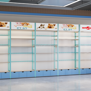 Bán lẻ thức ăn vật nuôi đồ chơi cửa hàng hiển thị Kệ rắn truy cập cửa hàng Popup cửa hàng đáng yêu màu xanh cho vật nuôi siêu thị hiển thị - Product Image 1