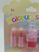 Ensemble de jouets de beauté pour enfants de 3 ans et plus, mini rouge à lèvres, vernis à ongles liquide peel-off, fard à paupières fruité, écologique, végan, sans cruauté