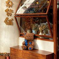 Adorable ours en peluche, jouet en peluche super doux avec rembourrage en polyester et coton PP, cadeau anti-stress pour les enfants et les amis