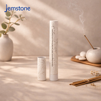 Emballage en tube de papier cylindrique de haute qualité, personnalisé et recyclable, pour bâtonnets d'encens Agarbatti, emballage postal en carton kraft, tube de déodorant