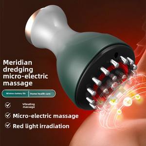 جهاز تدليك غواشا ذكي للمنزل مع فرشاة ميريديان إلكترونية وتسخين كهربائي دقيق للكشط وتحسين الدورة الدموية - Product Image 3