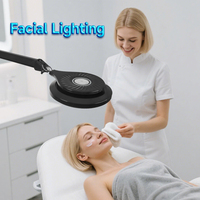 Lampe de salon de beauté LED, lampe de bureau pour ordinateur, lumière de bureau à intensité variable, lampe de table à bras articulé en métal