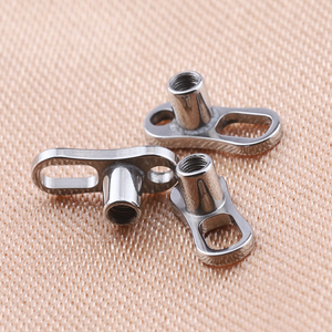 Ancrage dermique en titane fileté à l'intérieur, pièce de rechange microdermique 14G 2mm <span class=keywords><strong>Piercing</strong></span> de Surface de la peau - Product Image 2