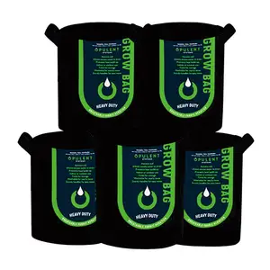 5 gallon phát triển túi 300g vải sục khí dày với dây thừng xử lý vải nặng cho cây - Product Image 1