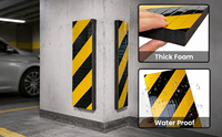Protection murale de garage, coussin anti-collision pour portière de voiture, vente en gros, mousse autocollante