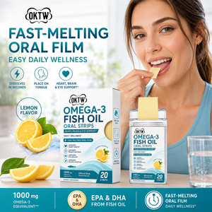 Bandes orales d'huile de poisson Oméga 3 en gros avec EPA, formule de supplément pour le soutien oculaire sans eau - Product Image 5