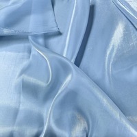 Flüssiger Satin-Stoff Grüner Organza-Stoff Glitzer-Flüssigsatin-Stoff Lilien-Garn Organza für Hanfu-Kleid Rock Kleid