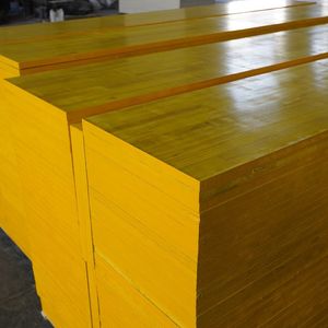 Panel <span class=keywords><strong>de</strong></span> <span class=keywords><strong>Triplay</strong></span> <span class=keywords><strong>de</strong></span> 21 mm y 27 mm, Impermeable, <span class=keywords><strong>de</strong></span> 3 Capas, Amarillo, para <span class=keywords><strong>Encofrado</strong></span> <span class=keywords><strong>de</strong></span> Hormigón - Product Image 3