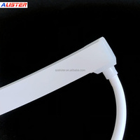 Manchon diffuseur en silicone flexible pour éclairage LED personnalisé, tube en silicone LED de taille codée avec service de découpe