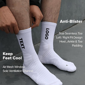 Vớ thể thao chuyên nghiệp thiết kế đệm tùy chỉnh, vớ thể thao nam, vớ thể thao chất liệu Terry tùy chỉnh - Product Image 4