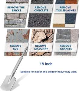 Evian Tools Vente en gros d'usine Marteau électrique SDS Max 18*450*110mm Ciseau à bêche Acier 40Cr Finition sablée <span class=keywords><strong>de</strong></span> qualité industrielle - Product Image 3