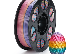 Filamento PLA Seda Degradado Arcoíris OEM 1.75mm 1kg para Impresora 3D, Multicolor con Brillo de Seda para Modelos Artísticos, Compatible con Bambu Lab y Creality - Product Image 1