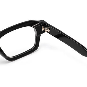 Montures optiques durables en acétate faites à la main, unisexes, à monture complète, motif uni, style tendance, avec embout nasal carré, pour adultes GL6711 - Product Image 5